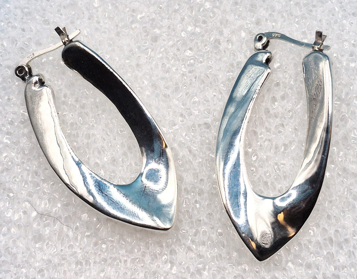 Infinity earrings sterling