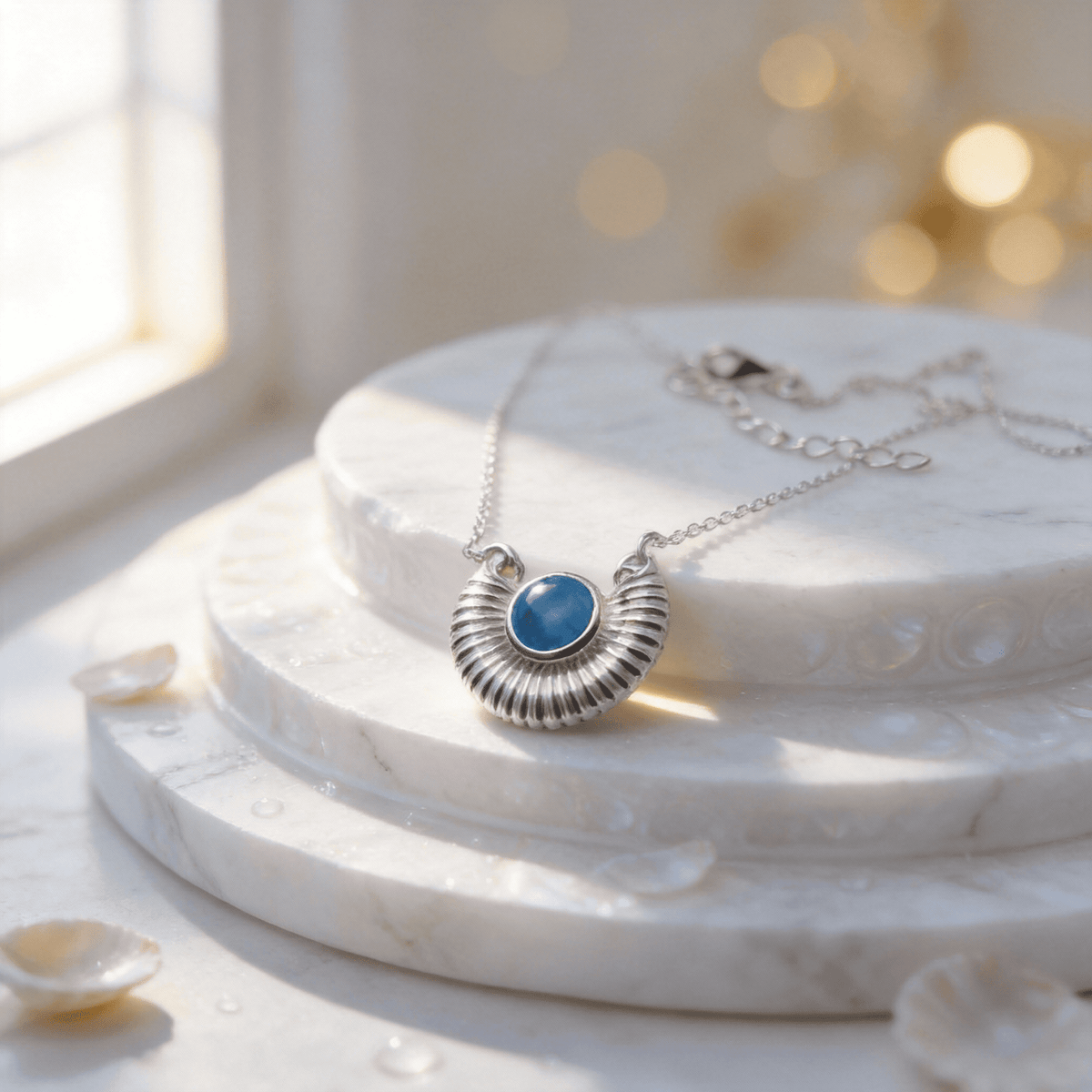 Turquoise and Sterling Pendant/Necklace