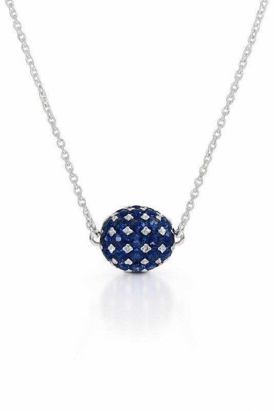 Sapphire Ball Pendant