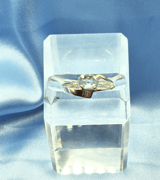 Blue Topaz and Sterling Silver Ring