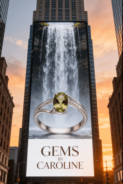 Peridot and Sterling Silver Ring