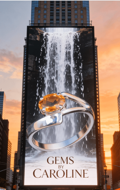Citrine and Sterling Silver Ring