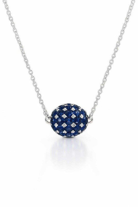 Sapphire Ball Pendant